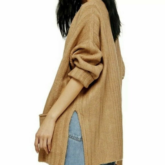 Topshop Womens Long Cardigan Nwt 